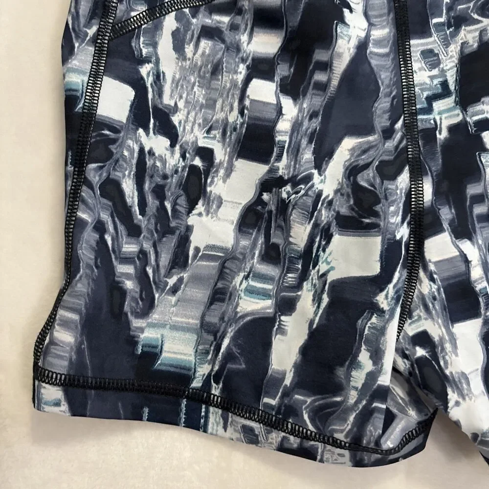 Nike Pro Dri-FIT Bike Shorts Abstract Print Athletic Compression Women's Medium